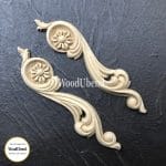 WoodUbend Scrolls WUB0364-5 12x3cm - Paar