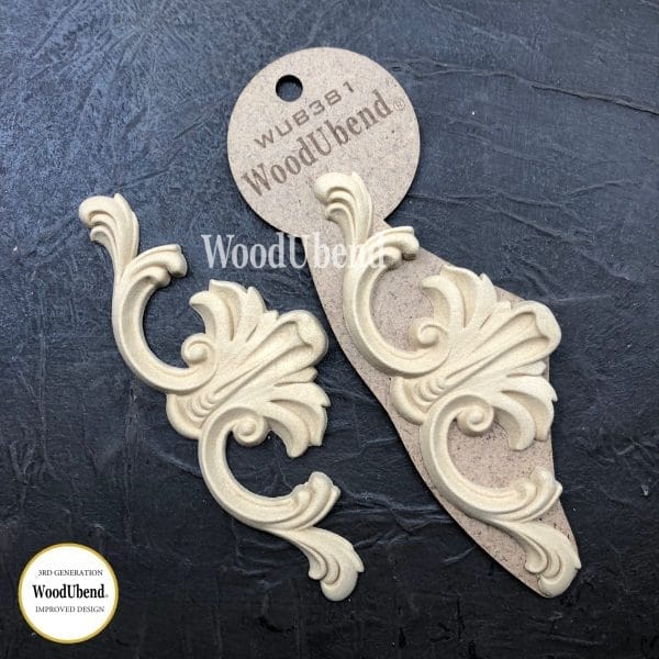 WoodUbend Pediment WUB0381 15x6cms – Bild 2