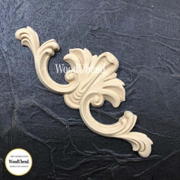 WoodUbend Pediment WUB0381 15x6cms