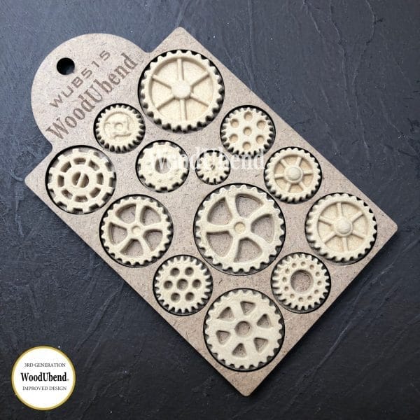 WoodUbend Pack of Cogs WUB0515 17x10cm – Bild 2