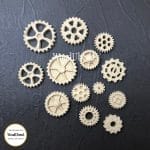 WoodUbend Pack of Cogs WUB0515 17x10cm