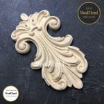 WoodUbend Scroll Pediment WUB6053 16x9.4cm