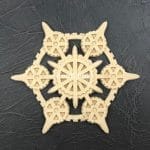 WoodUbend Applique Nautical Steampunk WUB6113 15.5 x 15.5 x 1 cm