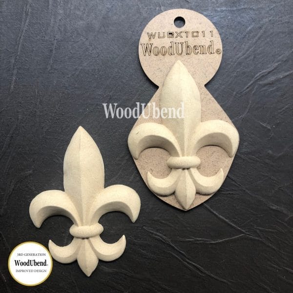 WoodUbend Fleur-De-Lis WUBX1011 11x8cm – Bild 2