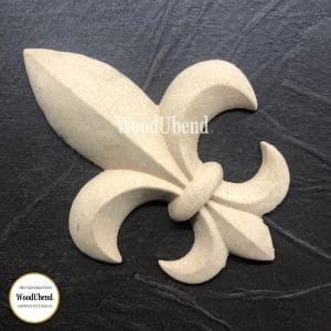 WoodUbend Fleur-De-Lis WUBX1011 11x8cm