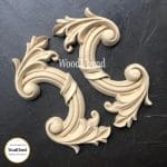 WoodUbend Crescents WUBX1017 8x17cm - Paar