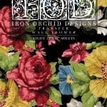 IOD Decor Transfer "Wall Flowers" 12 x 16 inch Block