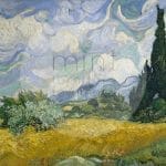 Mint by Michelle Decoupage Papier "Wheatfield with Cypresses"