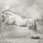 Mint by Michelle Decoupage Papier "White Horse"