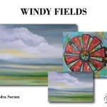 Grace on Design Decoupage Papier "Windy Fields" by Kendra Sorum 3er Set