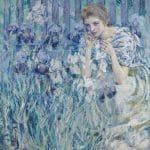 Mint by Michelle Decoupage Papier "Woman With Irises"