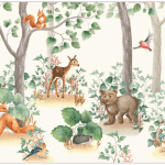 Belles & Whistles Reis Decoupage A1 Woodland Nursery 59.4 x 84.1 cm