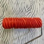 Musterwalze - Strukturwalze - Stempelwalze - Decorative Art Roller Zebra Skin (rot)