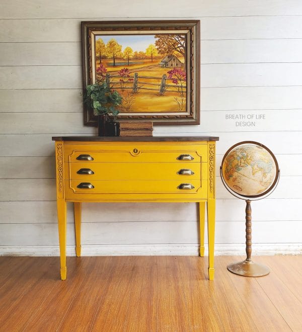 Dixie Belle Chalk Mineral Paint Colonel Mustard - Image 5