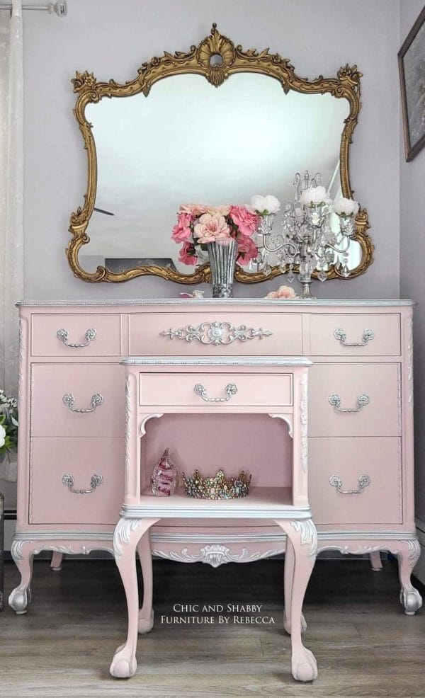 Dixie Belle Chalk Mineral Paint Tea Rose - Image 5