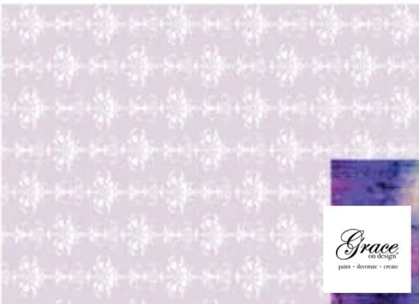 Grace on Design Decoupage Paper "Vintage Romance Pattern" Size 45,72 cm x 60,96 cm (18 "x 24")