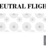 Grace on Design Decoupage Paper Pattern "Neutral Flight Geo Pattern" Size 12"x36" (30.48 cm x 91.44 cm)
