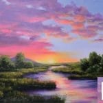 Grace on Design Decoupage Papier "Rivers Edge" by Llewellyn Krastev Größe 30,48 cm x 45,72 cm (12″ x18″)
