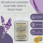 Scrubby Soap Bath & Body Seife - Ziegenmilch & Lavendel