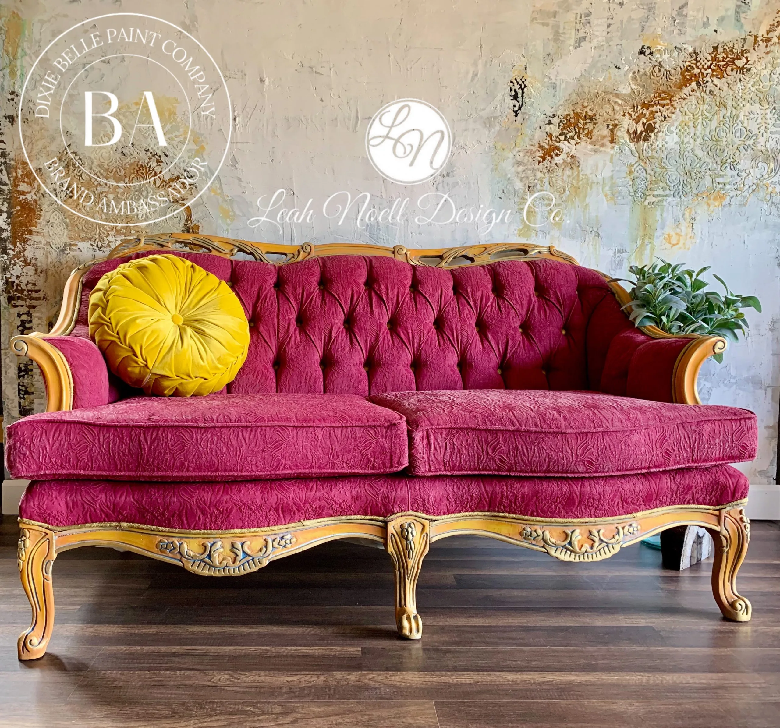 Dixie Belle Chalk Mineral Paint Plum Crazy - Image 4
