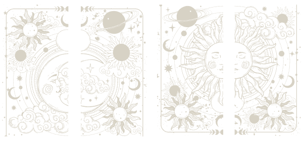 Belles & Whistles Transfer Lunar Solstice 4 Blatt je 15,24 cm x 30,48 cm