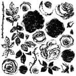 IOD Decor Stempel Painterly Roses