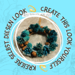 # Boho-inspired wreath with pine cones - Overview of the products used