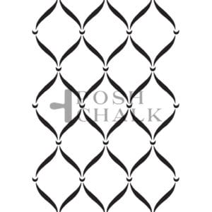 Posh Chalk stencil Classical Trellies 30x40cm