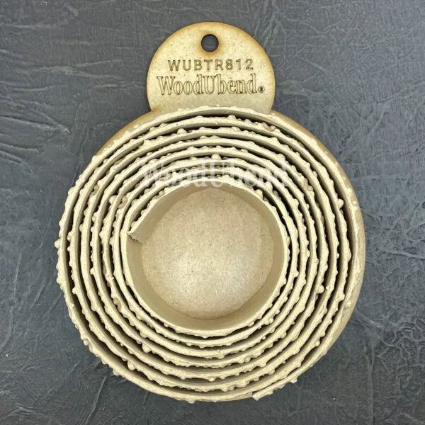 WoodUbend Trim / Border / Molding Stippled Texture TR812 215x4.7x0.4cm - Image 2