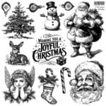 IOD Decor "Christmas Wishes" Stamp