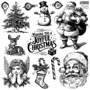 IOD Decor Stempel Christmas Wishes