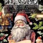 IOD Decor Transfer Santa’s Hollow 8 x 12 inch Block