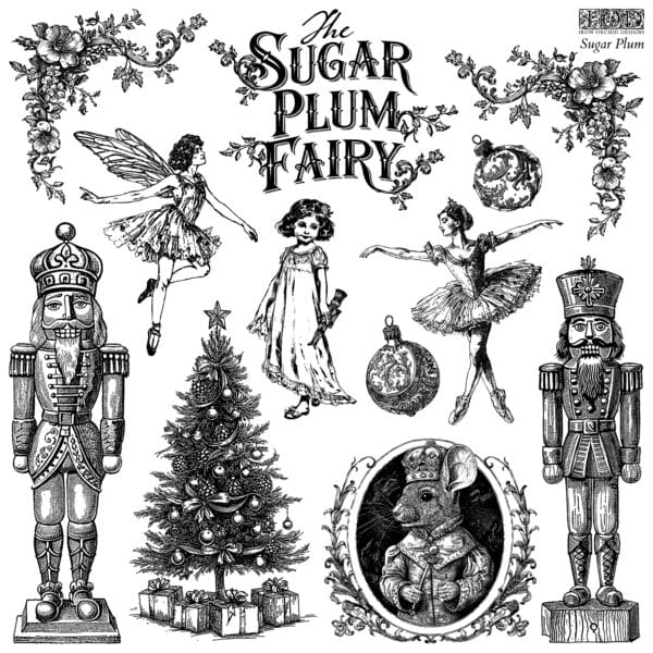 IOD Decor Stempel Sugar Plum