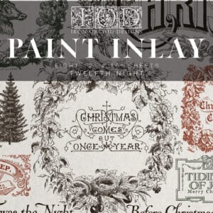 IOD Paint Inlays Twelfth Night 12 x 16 inch Block