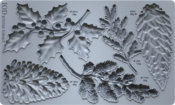 IOD Decor Mould Winter Forage Limited Edition