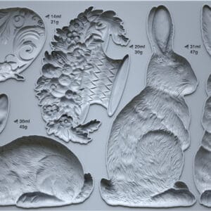 IOD Decor Mould Les Lapins