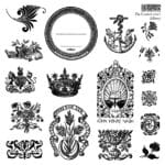 IOD Decor stamp THE CONNOISSEUR'S LIBRARY